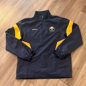 Reebok NHL Buffalo Sabres‎ Navy Athletic Jacket Men Medium